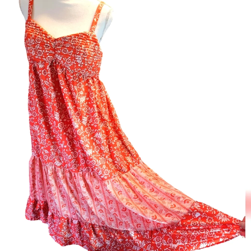 Band of The Free Women’s Floral Smocked Sundress Size Large - Picture 2 of 11